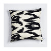 Kissen "IKAT BIG" BLACK FANCY 60x60cm   Cotton_Struktur