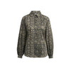Blouse "BETTY" python print khaki