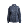 Blouse "BETTY" python print blue