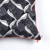 Kissen "JAPANESE WAVE" BLACK&WHITE 50x50cm   100% Seide