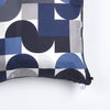 Kissen "TILES PRINT" BLUE MIX FANCY 60x60cm   100% Seide