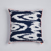 Kissen "IKAT BIG" BLUE FANCY 50x50cm   100% Cottonsatin