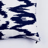 Kissen "IKAT BIG" BLUE FANCY 50x50cm   Cotton_Struktur