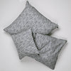 Kissen "IKAT HERRINGBONE" BLUE FANCY 60x60cm   Cotton_Struktur