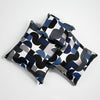 Kissen "TILES PRINT" BLUE MIX FANCY 60x60cm   100% Seide