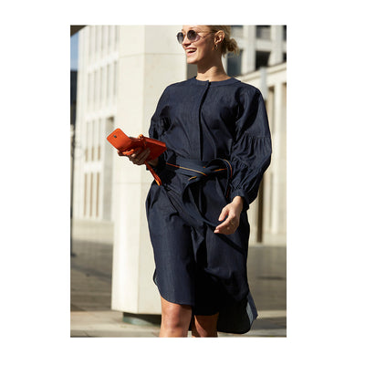Dress "DUBLIN" light organic-cotton denim