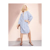 Dress "DUBLIN" cotton stripe blue white