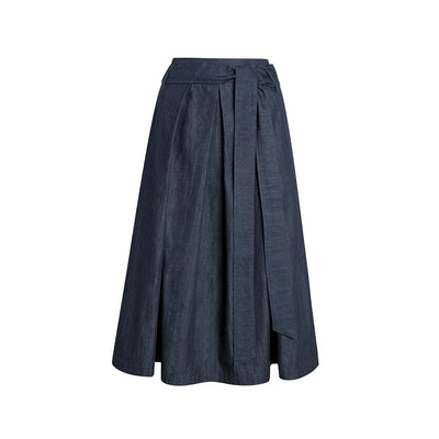 Skirt "DUFFY" light organic-cotton denim