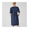 Dress "DORY" Lines print blue fancy