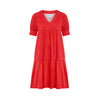 Dress "DANNY" cottonsatin mars red