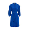 Dress "DAPHNE" crepe de chine royal