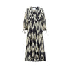 Dress "DOLCE" ikatprint black