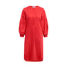 Dress "DUBLIN" cotton satin red