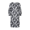 DRESS „KURRY“ JAPANESE WAVE BLACK AND WHITE