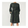 DRESS „KURRY“ JAPANESE WAVE FOREST GREEN