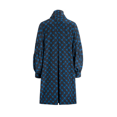 Dress "KUDO" dot chain indigo