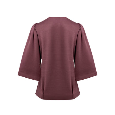 Sweater SUE berry organic cotton