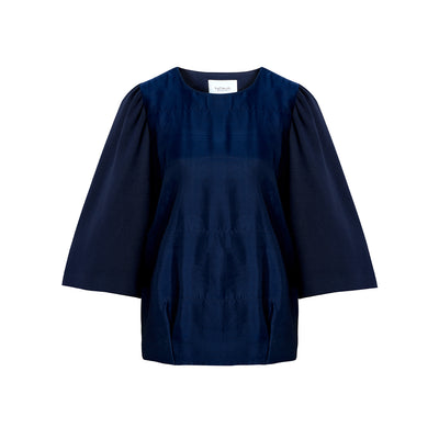 Sweater SUE navy organic cotton